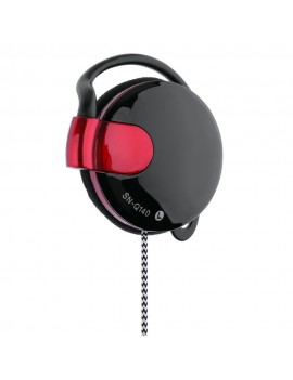 3.5mm Wired Gaming Headset On-Ear Sports Headphones Ear-hook Music Earphones w/ Microphone In-line Control for Smartphones Tablet Laptop Desktop PC