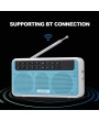 Rolton E500 Wireless Bluetooth Speaker 6W HiFi Stereo Music Player Portable Digital FM Radio w/ Flashlight LED Display Mic Support Hands-free Record TF Music Play