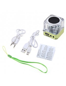 Mini Digital Portable Music MP3/4 Player TF USB Disk Speaker FM Radio